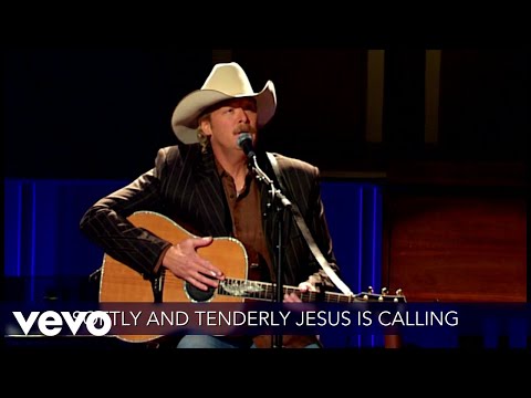 Alan Jackson - Softly And Tenderly (Lyric Video / Live)
