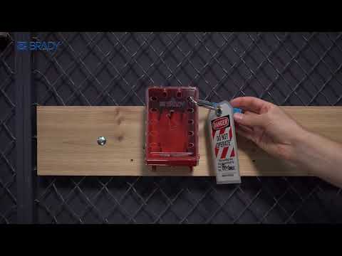 Boîte De Verrouillage Consignation Acier Inoxydable - Capacité 14 Cadenas - Poignée Nylon