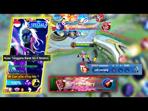 MOSKOV RAJA EPIC COMEBACK !!MUSUH LEGENDARY TAPI KENA MENTAL MOSKOV 😆😆 - MLBB