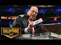 Paul Heyman Pays Homage To The History Of ECW WWE Hall Of Fame 2024 Highlights