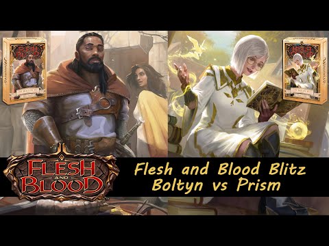 Champions of the Light: Flesh and Blood: Boltyn vs Prism Blitz Deck Showcase