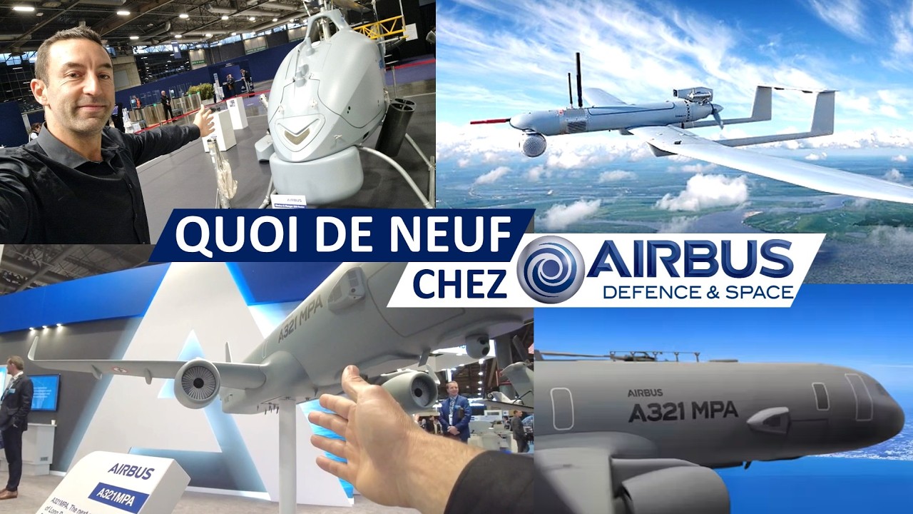 🛫 Un A321 de Patrouille Maritime et des drones ? 🚁 Bienvenue sur le stand AIRBUS !