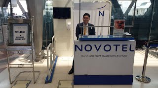 Walking to Novotel Bangkok Suvarnabhumi Airport Hotel (2025) Suvarnabhumi Airpor