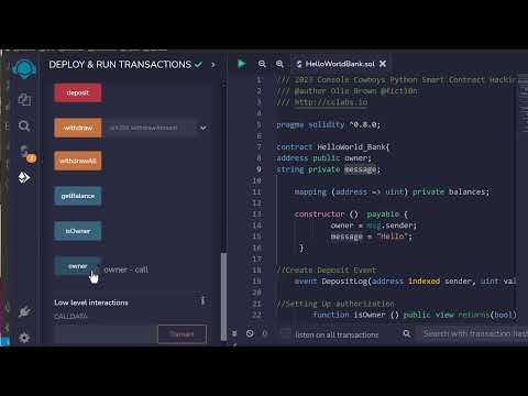 Web3 Hacking in Python - 0x0a - Web3.py Smart Contract Interactions in Depth Part 1