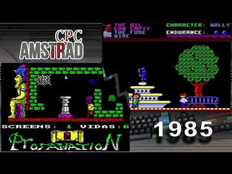 Top 50 Amstrad CPC games of 1985 - in under 10 minutes