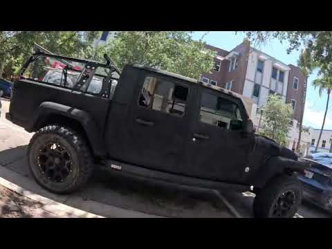 Walking down Atlantic Ave in Delray Beach