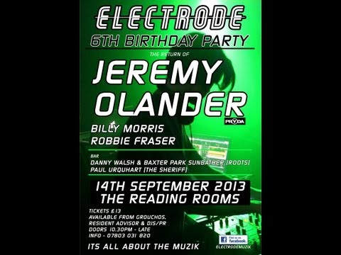 Pryda's Jeremy Olander rocks the Reading Rooms, Dundee for Electrode's 6th Birthday