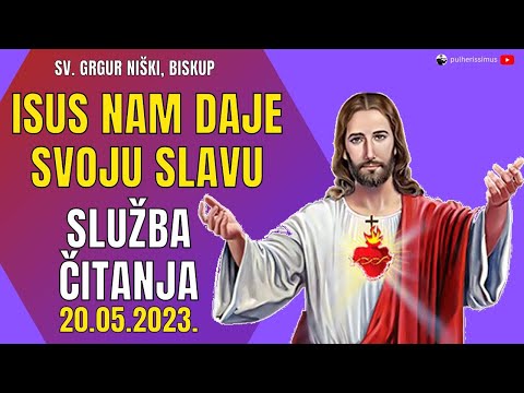SLUŽBA ČITANJA, ČASOSLOV - ISUS NA DAJE SVOJU SLAVU