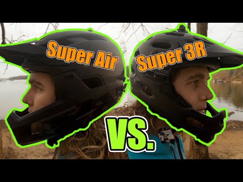Bell Super 3R and Super Air Review and Comparison | Modular Full Face Mountain Bike Helmets