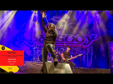 Rhapsody - Vocal Solo Fabio Lione - Ópera  De Arame - Curitiba - Brasil - 12/5/2017