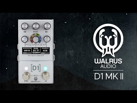 Walrus Audio MAKO D1 Delay MKII Sound Demo with Synths: Roland S1 and MEGAfm (no talking)