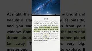 Learn English with Stars 🌟 | Easy Night Sky Story for Beginners (A1-A2) #learnenglish