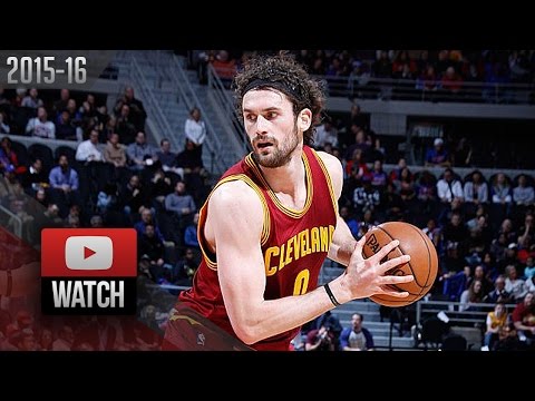 Kevin Love Full Highlights at Pistons (2016.01.29) - 29 Pts