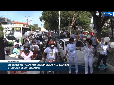Enfermeiros e Técnicos em Enfermagem se manifestam por melhorias trabalhistas 12 05 2021