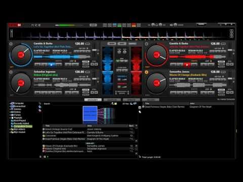 Virtual DJ 7 Pro House/Trance (How to create a mix) With 4 Decks [HD]