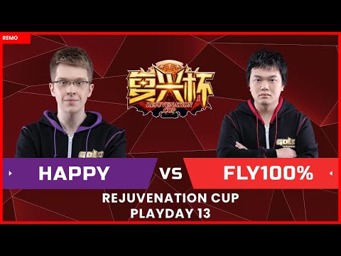 WC3 - Rejuvenation Cup: [ORC] Fly100% vs. Happy [UD] (Playday 13)