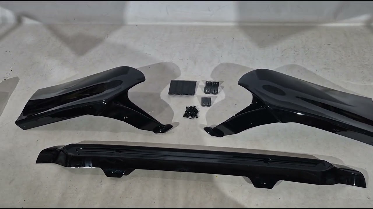 Toyota Land Cruiser Prado 150 2009–2023 Zadnji difuzor, 3-delni TRD (za 2017+) Video 1