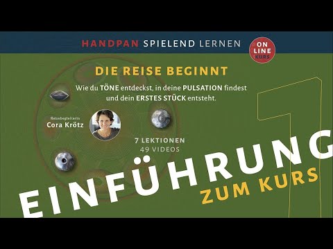 Trailer für den Handpan Onlinekurs "Die Reise beginnt" mit Cora Krötz (deutsch)