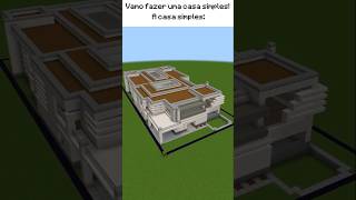 A CASA SIMPLES DO MEU AMIGO kkkkkkk #casaautomática #minecraft #cameraman13 #viniccius13