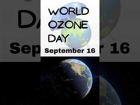 Ozone = Earth’s Sunscreen! | September 16, 2025 World Ozone Day  #viral #trending #shorts #ozone