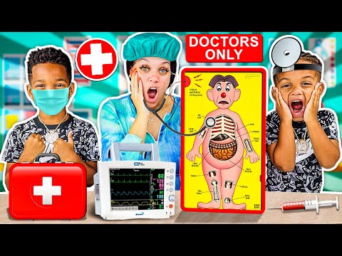 DOCTOR DJ & KYRIE PLAYS OPERATION BOARD GAME | DJ's CLUBHOUSE