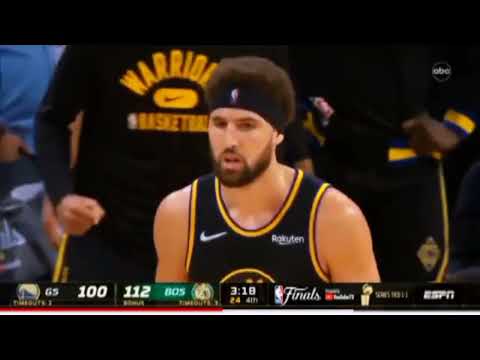 Warriors vs Celtics 4th Quarter Ending !!!!!!!