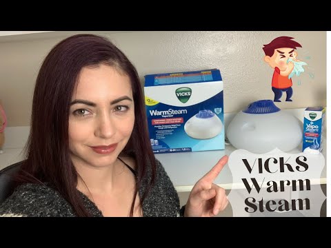 How to use the Vicks VapoSteam - Vaporizer to relieve congestion and cough. Does it work?