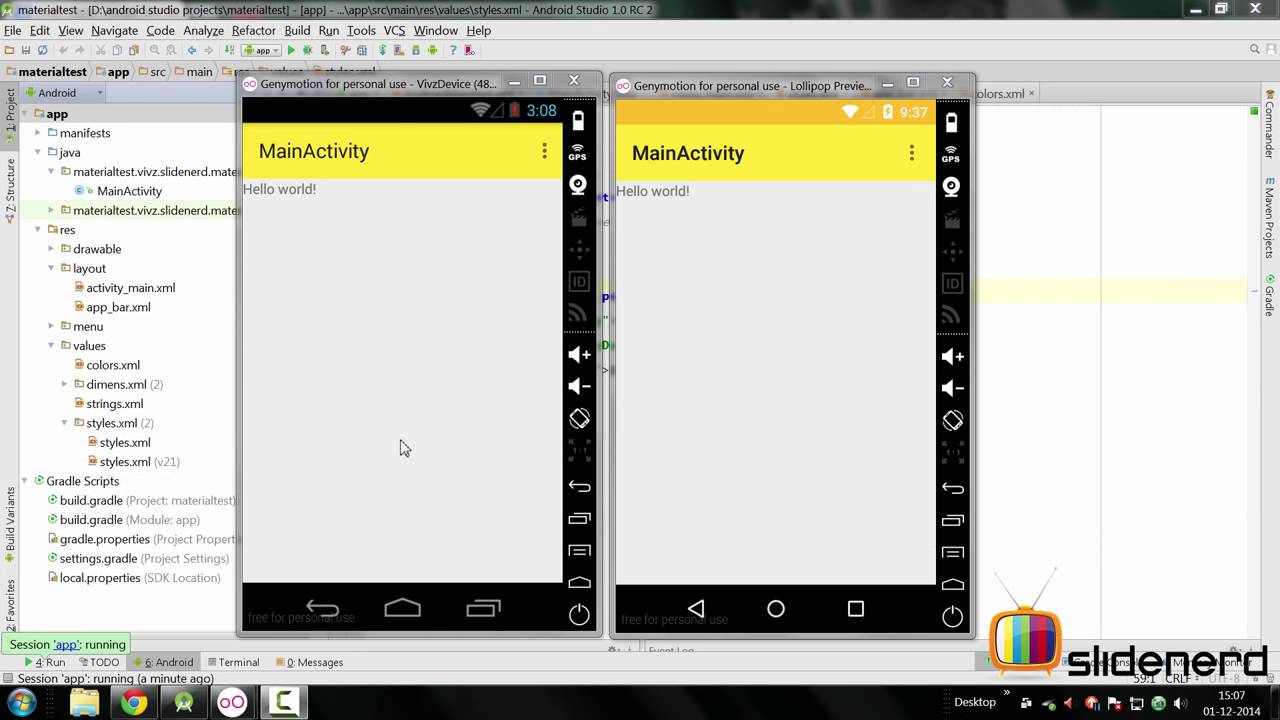 Android Customize Toolbar  Android Material Design Tutorial HD