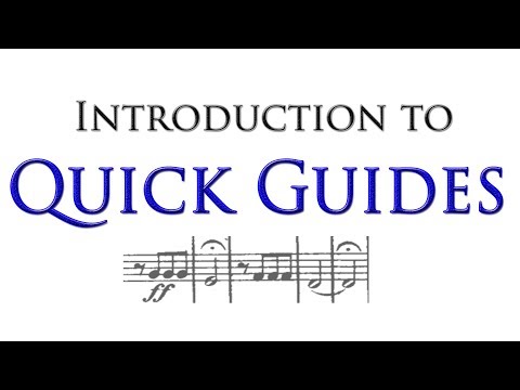 Introduction to Quick Guides