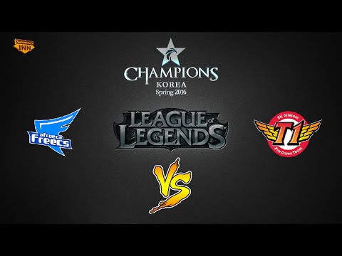 Afreeca Freecs vs. SK Telecom T1 | LCK Spring Split 2016 | W9D3 Game 1