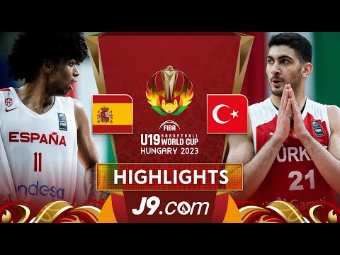 Spain 🇪🇸 v Turkey 🇹🇷 | Semi-Finals | J9 Highlights | #FIBAU19 Basketball World Cup 2023