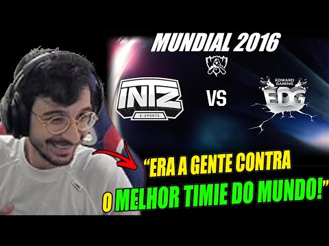 Revolta reagindo ao jogo da INTZ vs EDG - Worlds 2016 ( ft. Comunivia )
