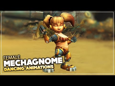 Female Mechagnome Dancing Animations | Patch 8.2 Rise of Azshara