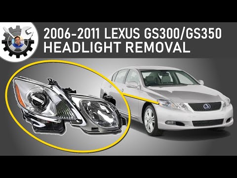 3rd Gen LEXUS GS Headlight Removal