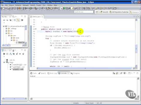 Advanced Java Tutorial Compressed Files