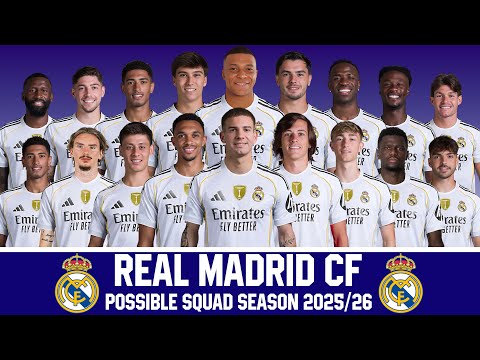 Real Madrid CF Possible Squad 25/26 ft.Carreras | Real Madrid Squad Current with Transfer Rumours