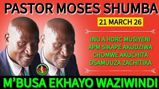 Download lagu PASTOR MOSES SHUMBA WAIKHADZURA HDRC MUCHITITSA MANYAZI #pastorshumba #bonkalindo #comradentanyiwa  mp3