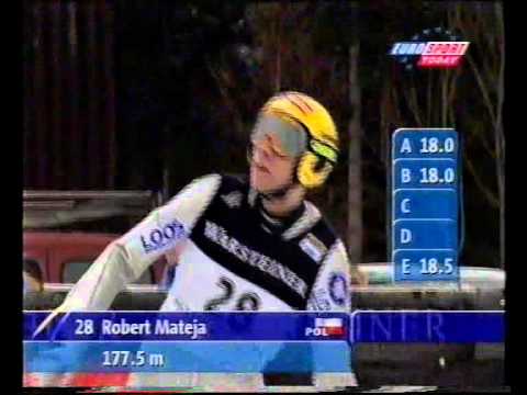 Robert Mateja - 177.5 m - Harrachov 2001