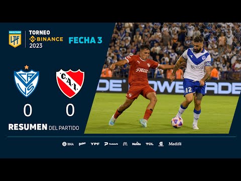 #TorneoBinance 2023 | Fecha 3 | resumen de Vélez - Independiente
