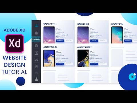 Website Design in Adobe XD | Design Weekly