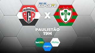 PRIMAVERA X PORTUGUESA - AO VIVO | CAMPEONATO PAULISTA – 31/01/2026