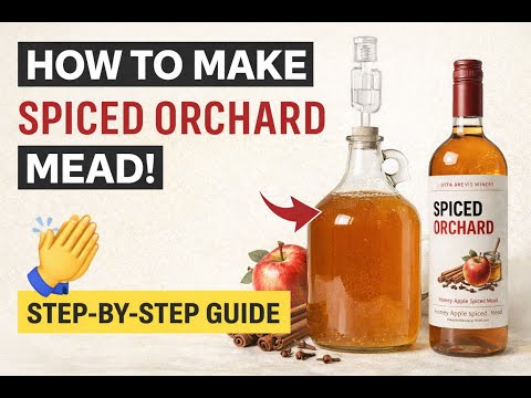 How to Make Mead! Apple Cranberry Spiced Mead | Full Step-by-Step Process with Tasting!