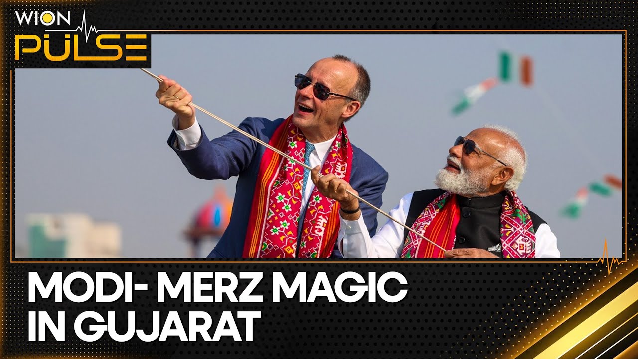 PM Modi Welcomes German Chancellor to Sabarmati | WION Pulse