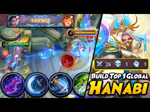 HANABI IS THE WEAKEST MARKSMAN? (WATCH THIS!) 26 Kills + 3x Savage | Top 1 Global Hanabi