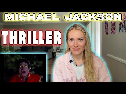 Michael Jackson-Thriller!!  Russian Girl First Time Hearing!!  Such A Fun Horror Song!!