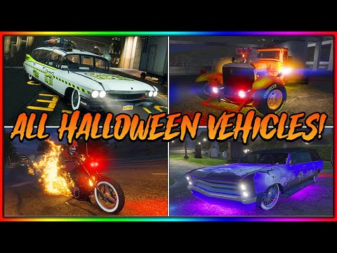 ALL Limited Time HALLOWEEN Vehicles - Cars & Bikes! (GTA 5 Online Halloween 2025 DLC Update)