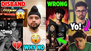 DISBAND Full Team..😱 All Shocked - WRONG🚨 TEAM APEX GAMING, Goblin Matter,Saumraj ON Jonathan, BGMI