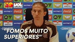 FILIPE LUÍS DEFENDE O FLAMENGO APÓS DERROTA PARA O LANÚS: 'FEZ UM GRANDE JOGO E FOI MUITO SUPERIOR'