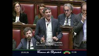FRATOIANNI: "GOVERNO HA PRESO IN GIRO IL PARLAMENTO: PARTECIPAZIONE ATTIVA AI BOMBARDAMENTI"
