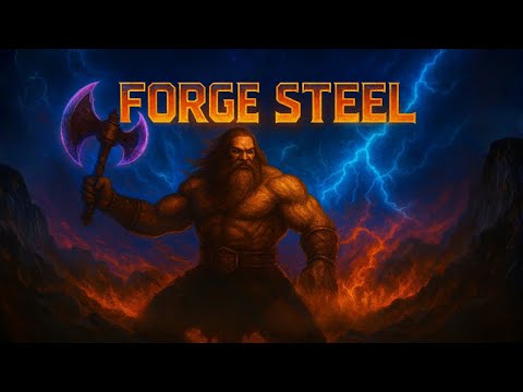 Music to Forge Steel ⚔️ Epic 80s Heavy Metal × Dark Synthwave Axe Power